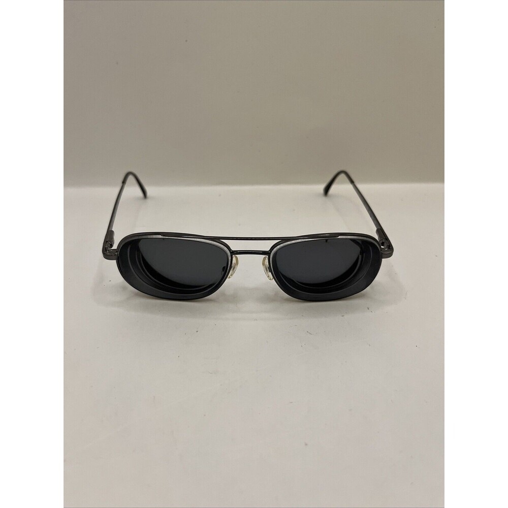 Marchon NYC Eyeglasses East Side M-1002 015 Frames Only Silver 53-17-140
